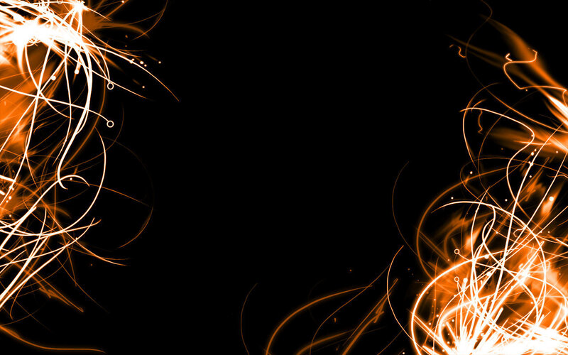 abstract orange light trails