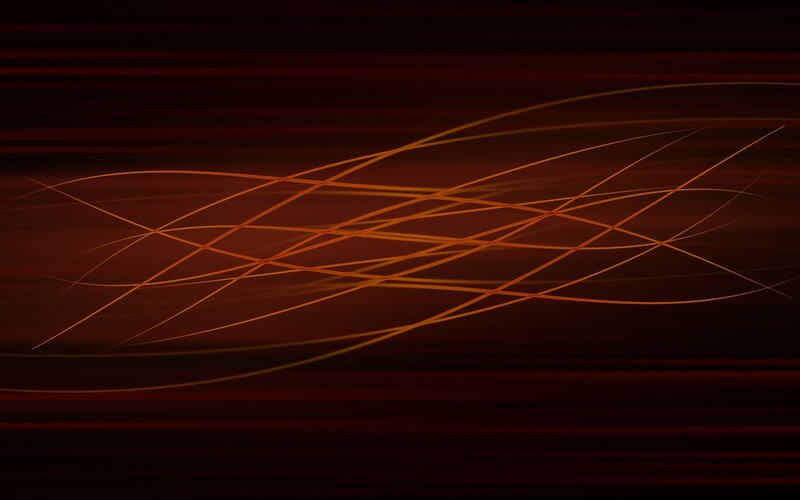 Abstract orange lines on dark red