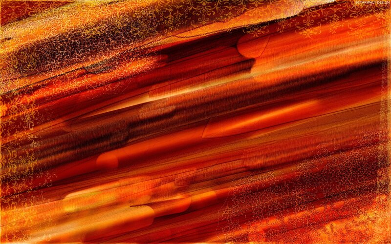 Abstract orange motion pattern