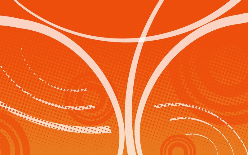 Abstract Orange Pattern — Dynamic