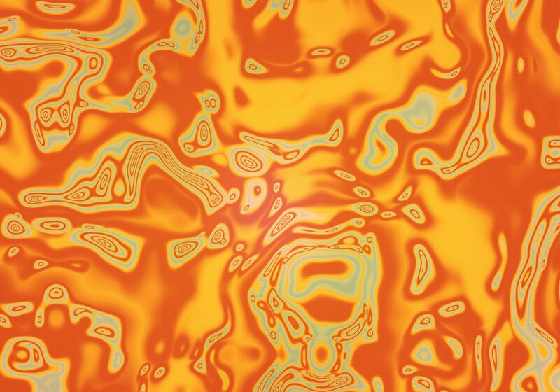 Abstract Orange Pattern — Dynamic, Yellow