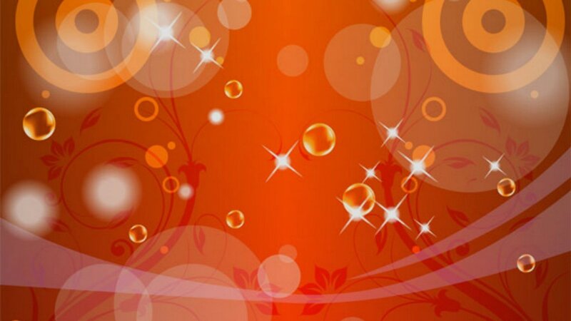 Abstract Orange Pattern — Festive