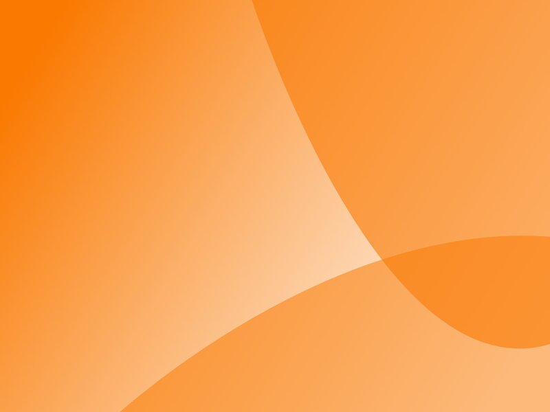 Abstract Orange Shapes — Calm, Curved Lines, White