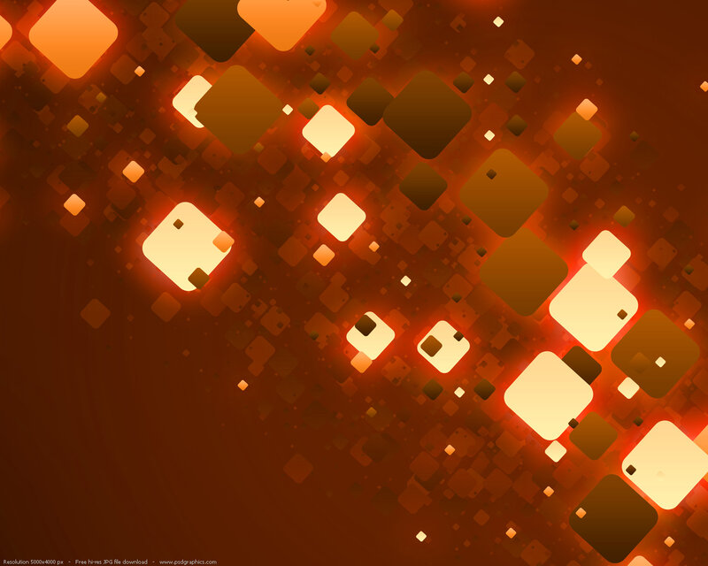abstract orange square pattern