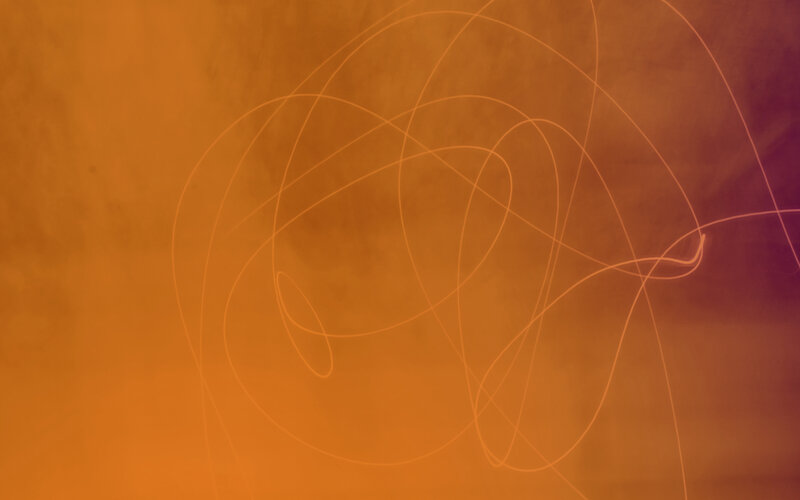 abstract orange swirls