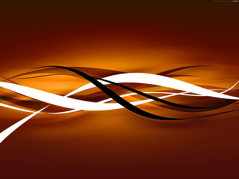 Abstract orange wave design
