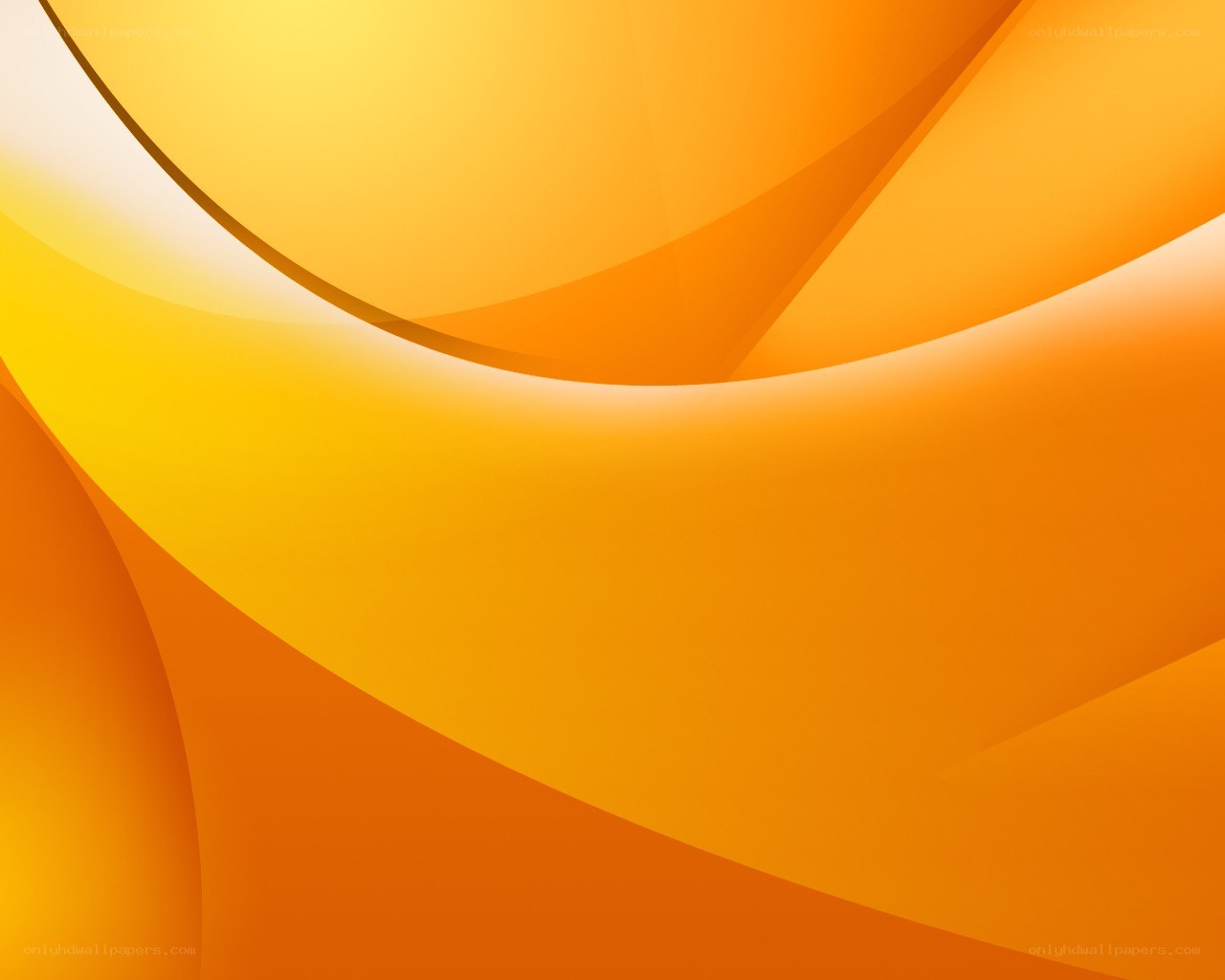 Abstract orange wave design