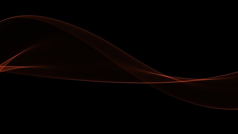 Abstract Orange Wave