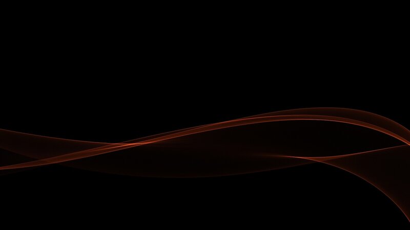 Abstract Orange Waves — Black