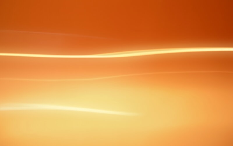 Abstract Orange Waves — Calm, Light