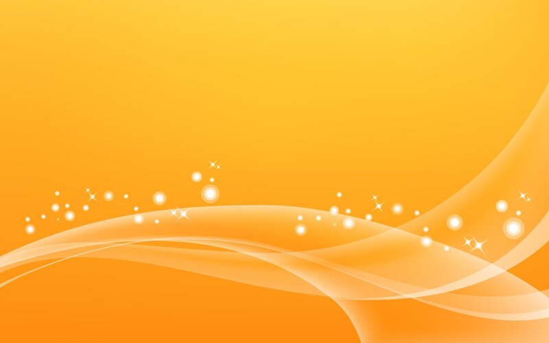 Abstract Orange Waves — Calm, Vector Art