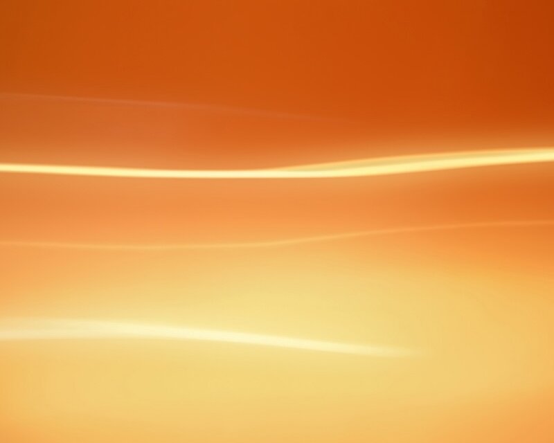 Abstract Orange Waves — Calm, Yellow