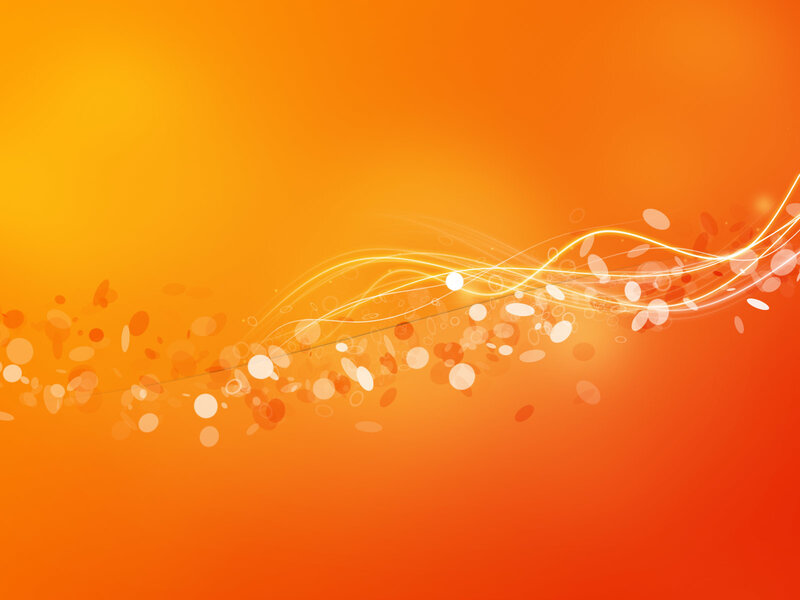 Abstract Orange Waves — Energetic