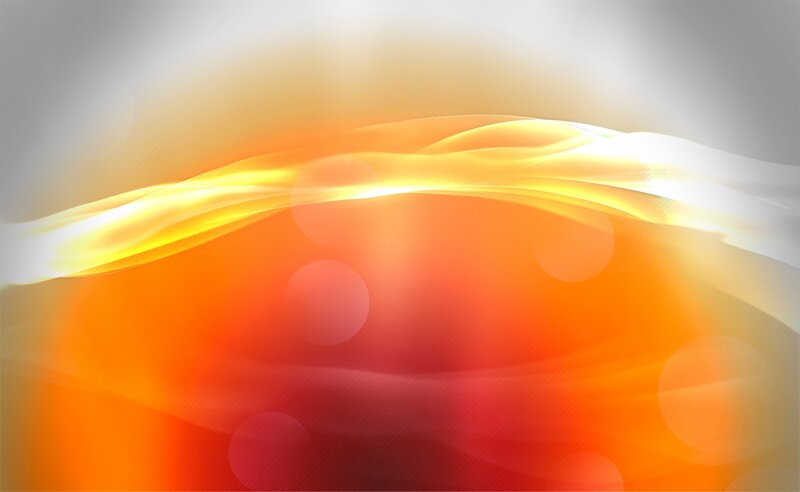 Abstract Orange Waves — Warm