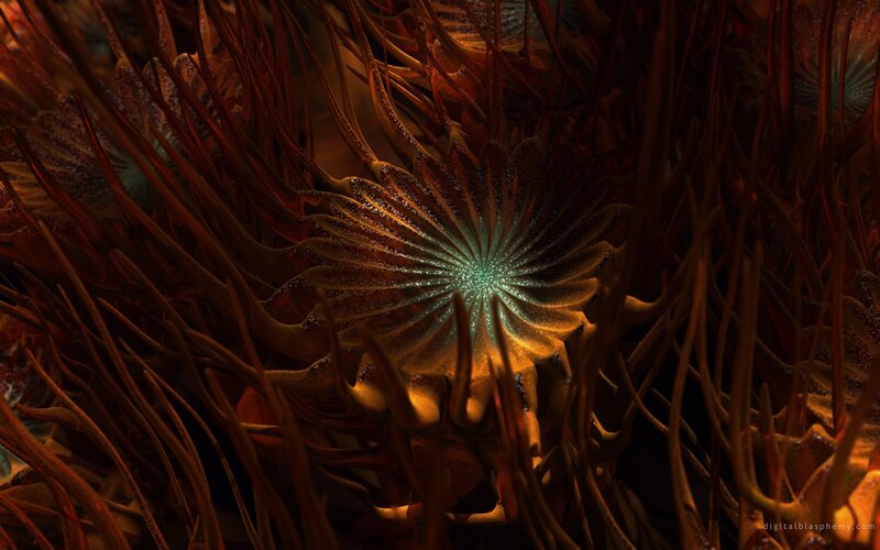 Abstract organic fractal pattern