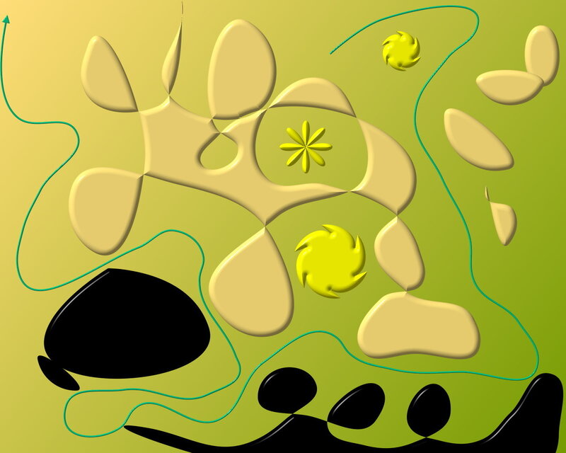 Abstract Organic Shapes