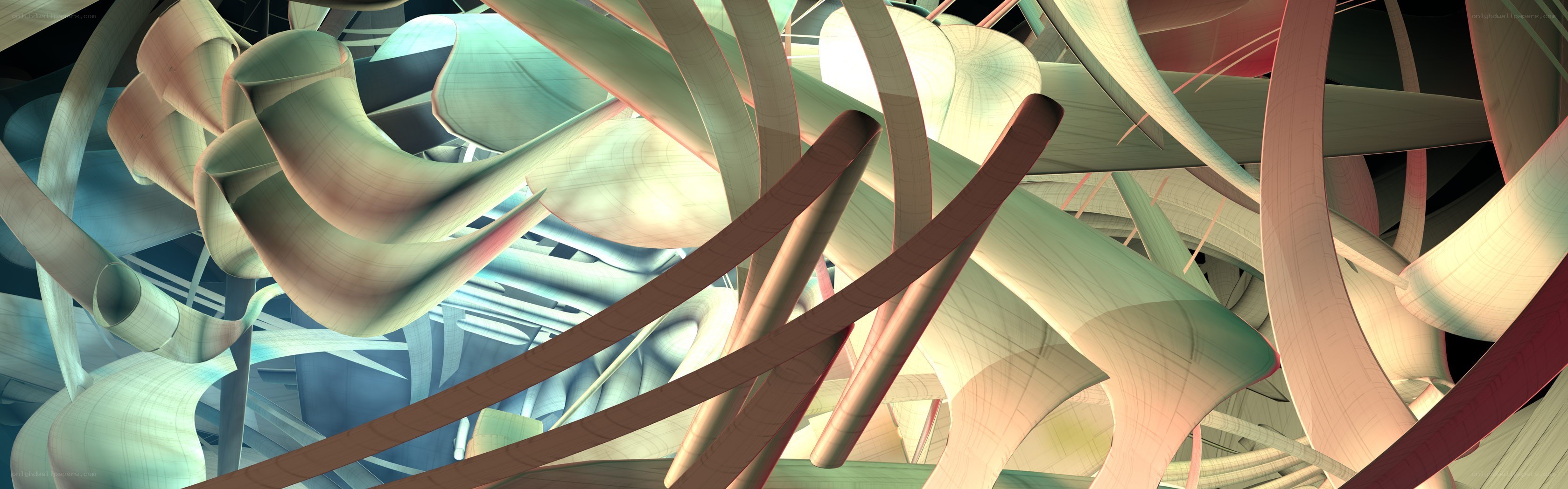 abstract organic structure