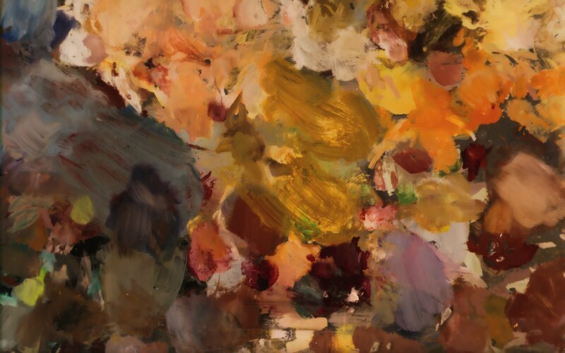abstract paint palette texture