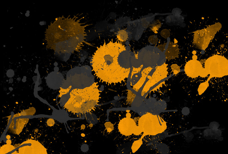 abstract paint splatter art