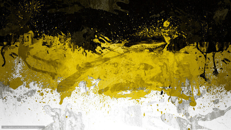 Abstract Paint Splatter — Black, Dynamic