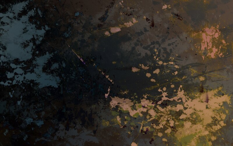 Abstract Paint Splatter — Black