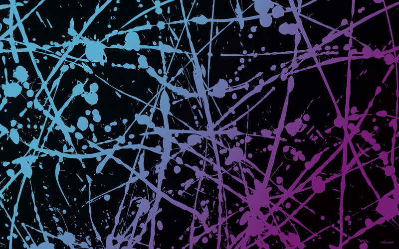 abstract paint splatter design