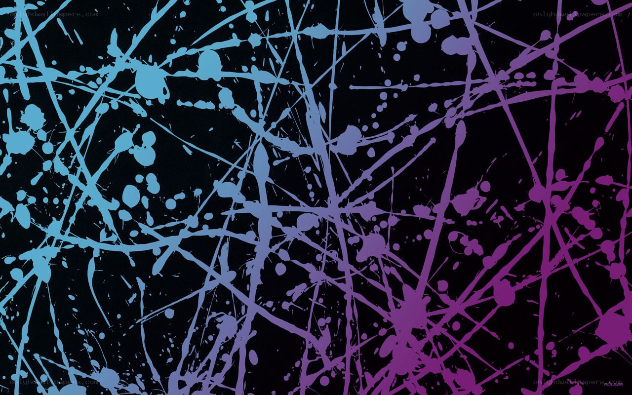 abstract paint splatter design