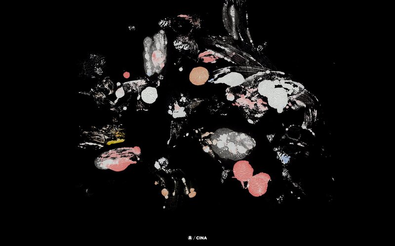 Abstract Paint Splatters — Black, Chaotic, Splatter