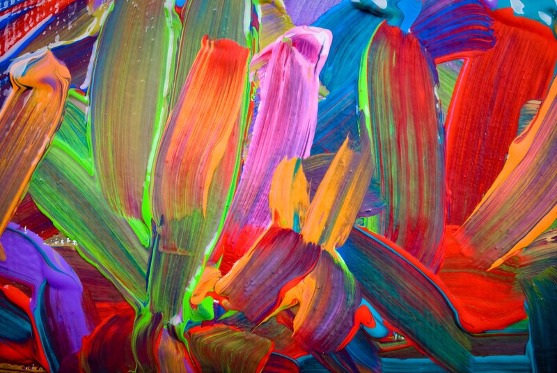 Abstract Paint Strokes
