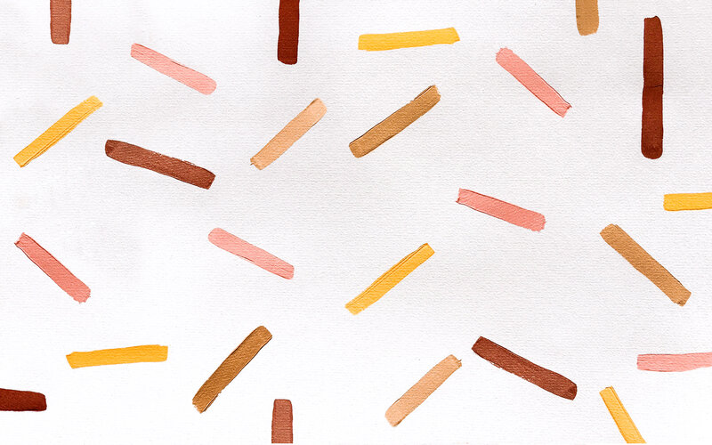 Abstract Paint Strokes — Yellow