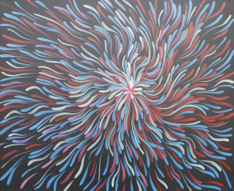 Abstract Paint Swirl