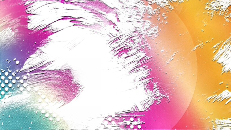Abstract Paint Swirl — White