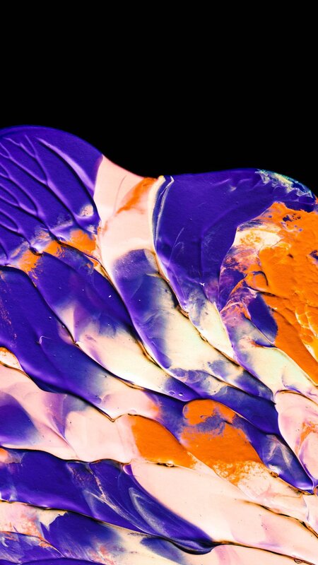 Abstract Paint Swirls — Purple