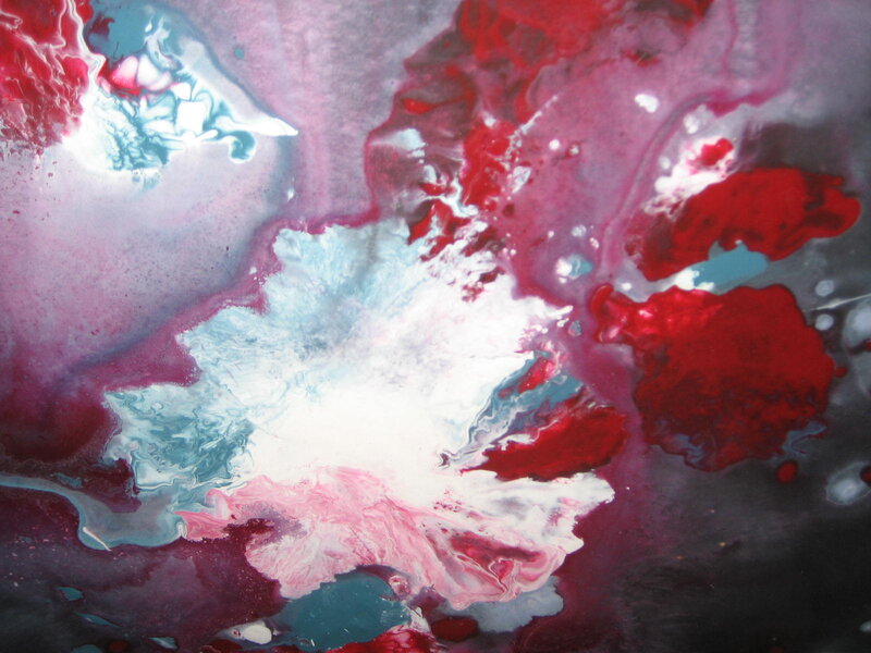 Abstract Paint Swirls