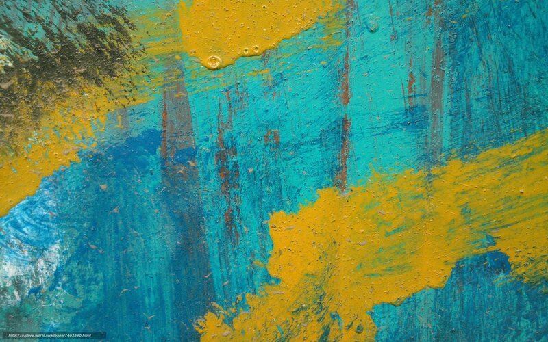 Abstract Paint Texture — Blue, Textured