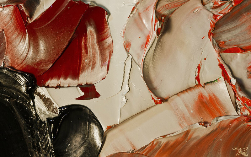 Abstract Paint Texture — Red