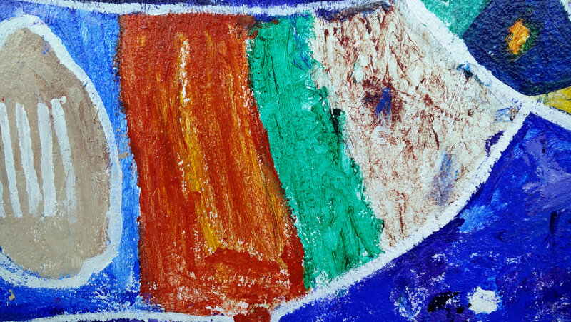 Abstract Painted Shapes