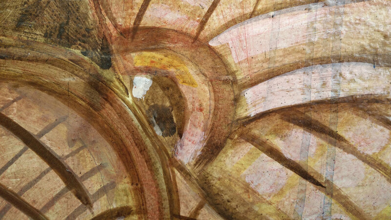 Abstract Painted Surface — Brown