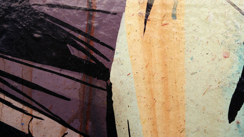 Abstract Painted Surface — Purple