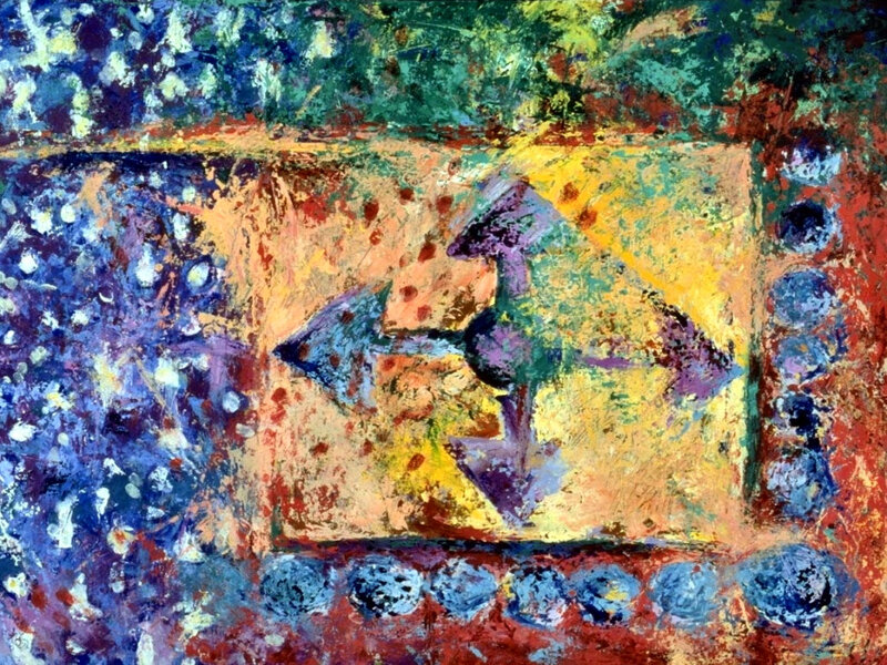 Abstract Painting with Arrows