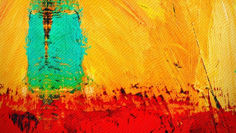 Abstract Painting with Colors