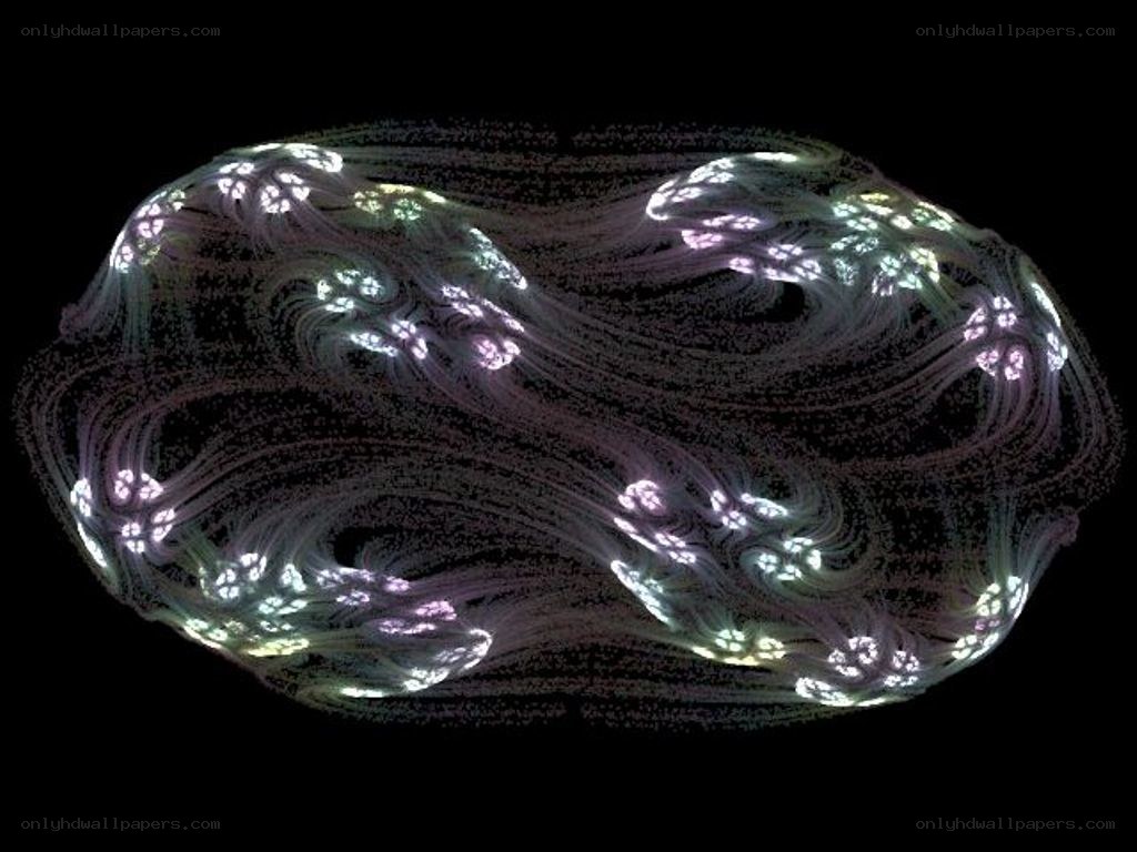 Abstract particle flow visualization