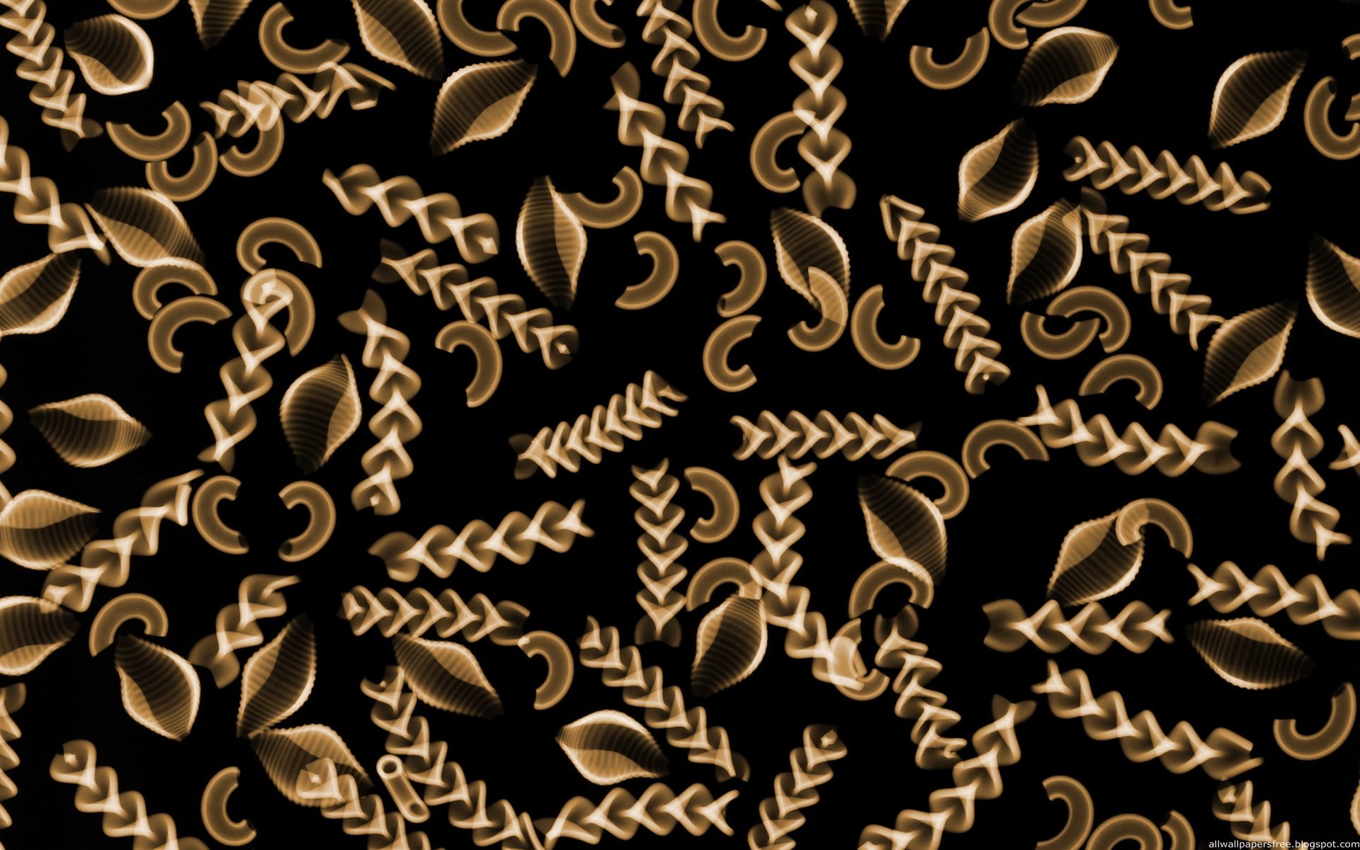 abstract pasta pattern