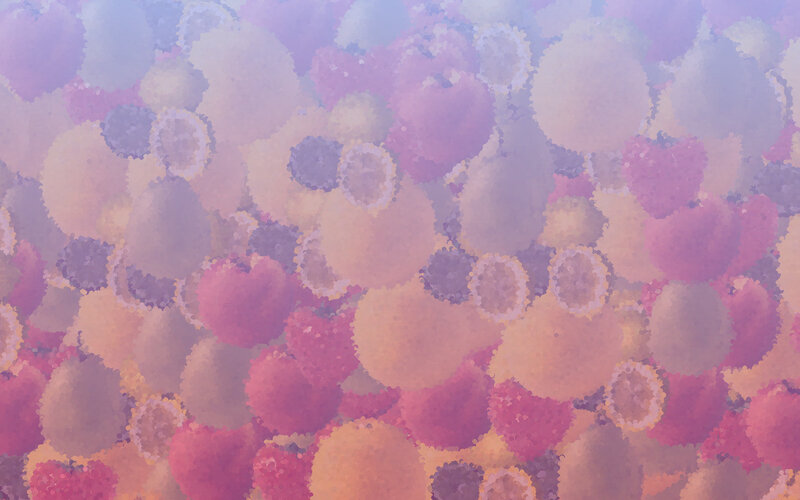 abstract pastel bubble pattern
