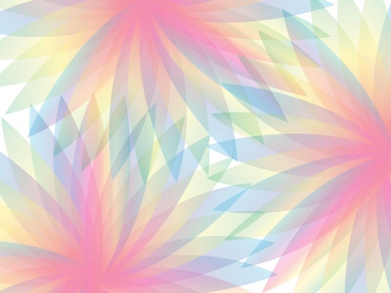 Abstract Pastel Flower Pattern