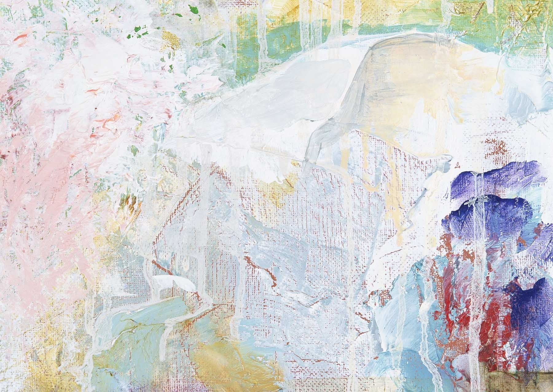 Abstract pastel painting