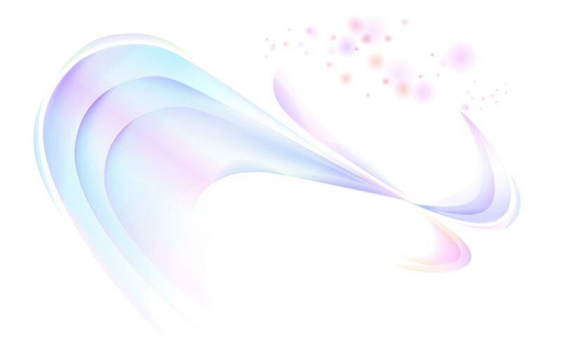 Abstract Pastel Swirls — White
