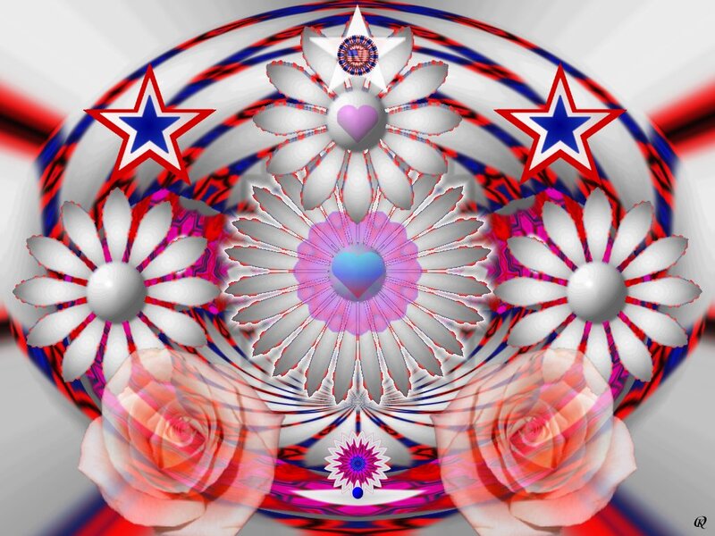 Abstract Patriotic Design