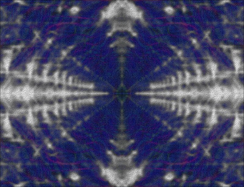 Abstract Pattern with Blue and White