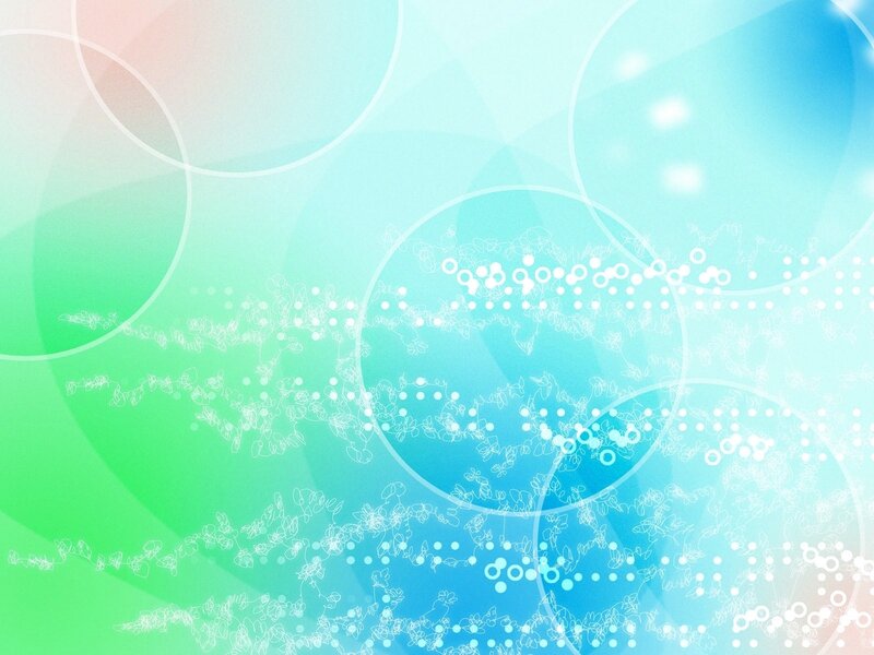 Abstract Pattern with Circles — Green
